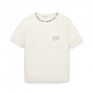 TOM TAILOR REGULAR POCKET T-SHIRT ΜΠΛΟΥΖΑ ΠΑΙΔΙΚΗ ΑΓΟΡΙ ΕΚΡΟΥ