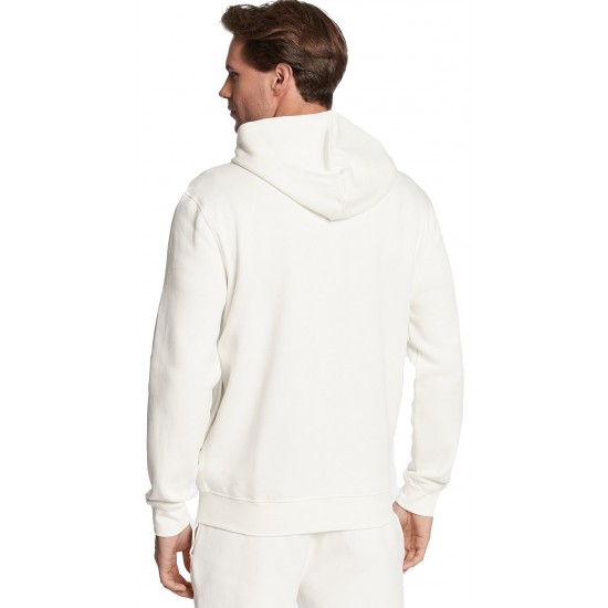 GUESS ALDWIN ZIP HOODED SWEATSHIRT ΖΑΚΕΤΑ ΑΝΔΡΙΚΗ ΛΕΥΚΟ